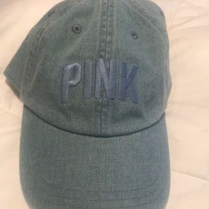 Pink denim hat